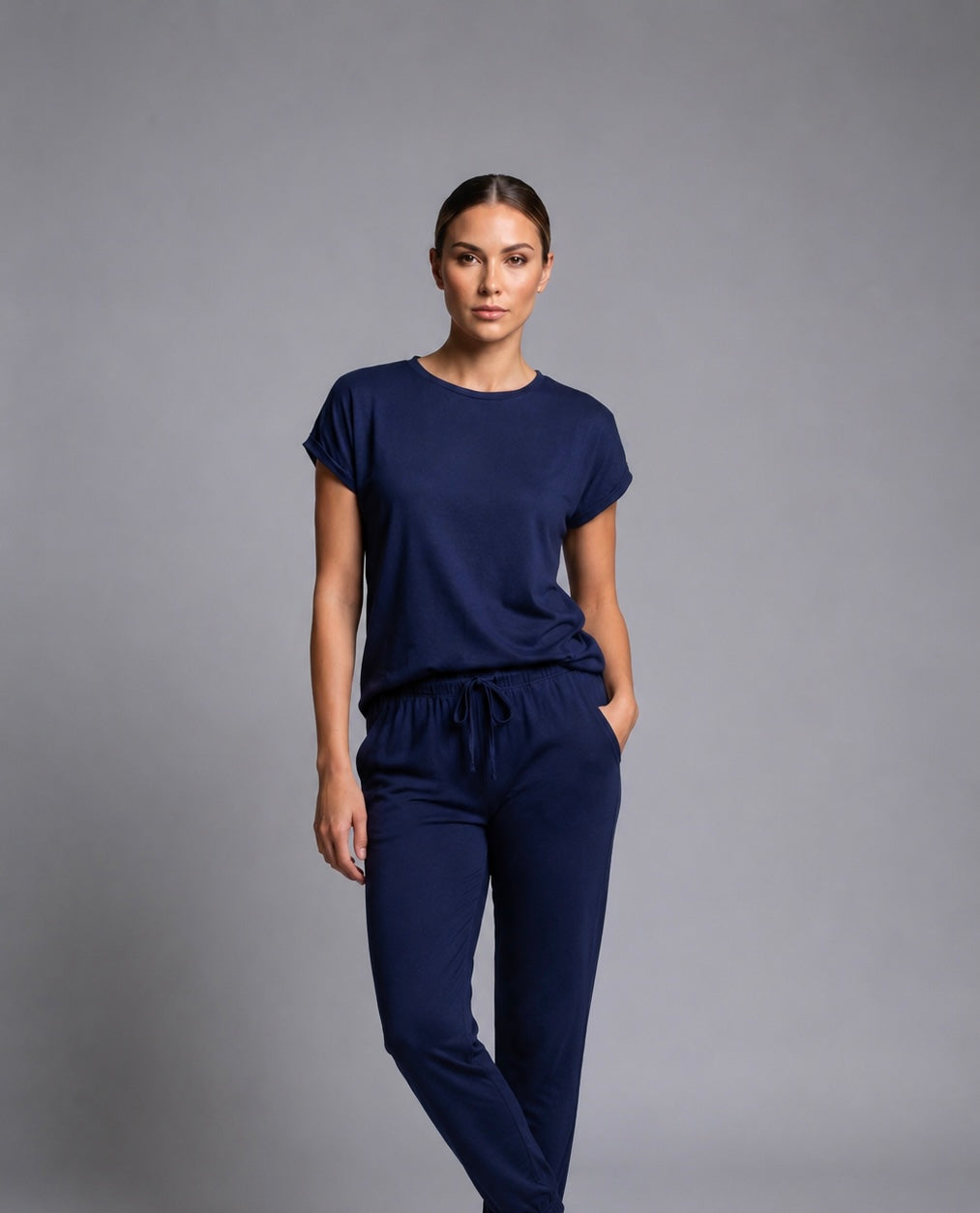 CONJUNTO DANA NAVY — slow fashion ALMA Clothing en modal
