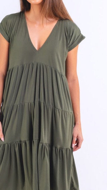 VESTIDO ROSARIO — Vista lateral